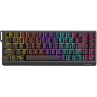 Дротова механічна клавіатура Ajazz NK68 V2 Red Switch (NK68-V2-R-S-B)