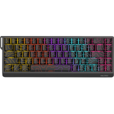 Дротова механічна клавіатура Ajazz NK68 V2 Red Switch (NK68-V2-R-S-B)