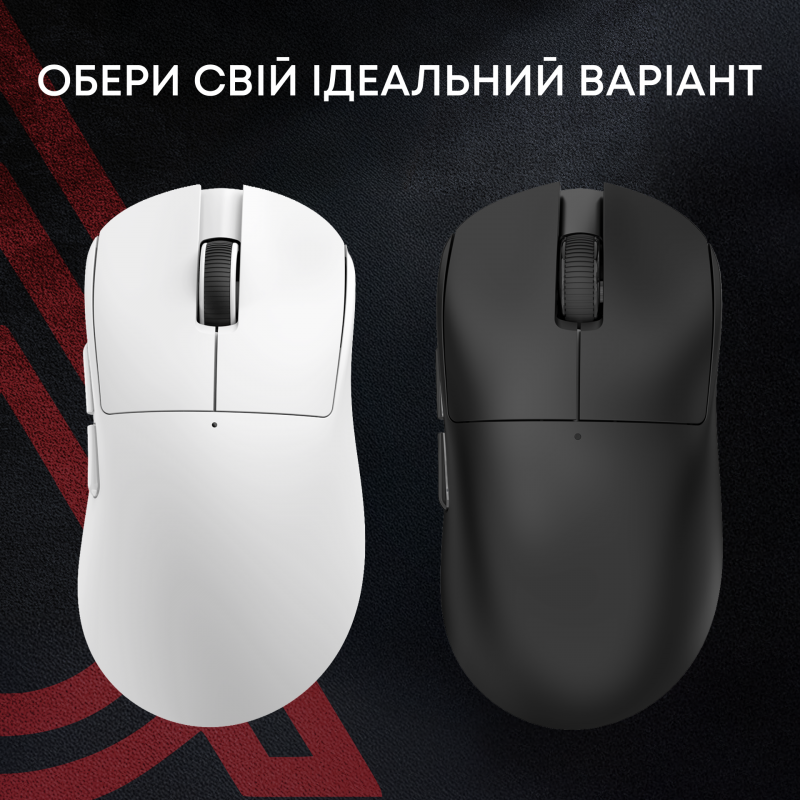 Бездротова миша Ajazz x Nacodex NJ08 MC Black (NJ08-MC-B)