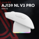 Бездротова миша Ajazz AJ139 Near Link V3 Pro+ White (AJ139-NL-V3-PRO-W)