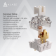 Бездротова механічна клавіатура Ajazz AK820 V2 Coconut Flake Switch (AK820-V2-CF-BGY)