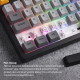 Бездротова механічна клавіатура Ajazz AK820 V2 Coconut Flake Switch (AK820-V2-CF-BGY)