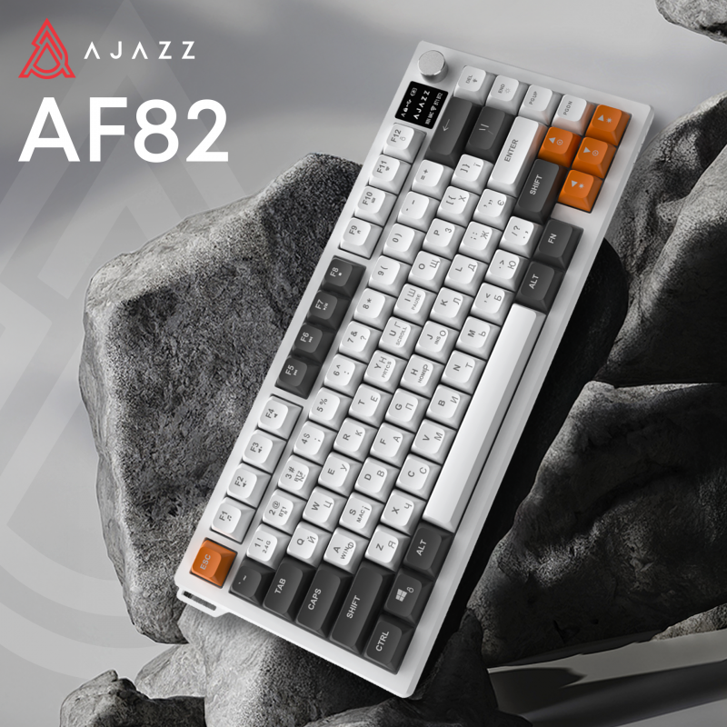 Бездротова мембранна клавіатура Ajazz AF82 (AF82-GWO)
