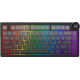 Бездротова механічна клавіатура Ajazz AK820 V2 White Peach Switch (AK820-V2-WP-S-BG)
