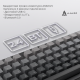 Бездротова механічна клавіатура Ajazz AK820 V2 White Peach Switch (AK820-V2-WP-S-BG)