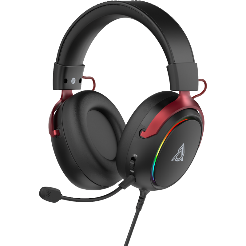 Дротова ігрова гарнітура Ajazz AHW10 Black (AHW10-B)