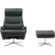 Крісло-реклайнер софа Qlab RC210B Black