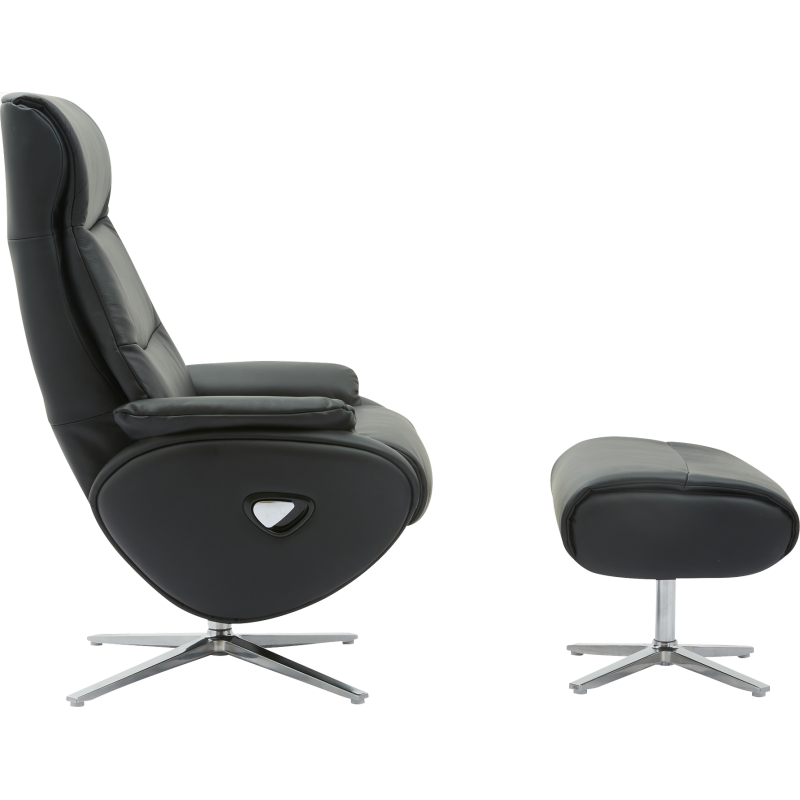 Крісло-реклайнер софа Qlab RC210B Black