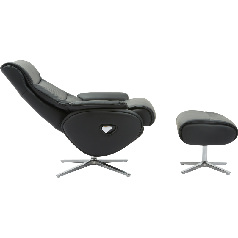 Крісло-реклайнер софа Qlab RC210B Black
