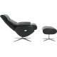 Крісло-реклайнер софа Qlab RC210B Black