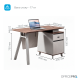 Стіл з тумбочкою OfficePro PG-M24B-12A-14