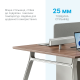 Стіл двомісний з тумбочками OfficePro PG-M24A-2A