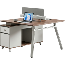 Стіл двомісний з тумбочками  OfficePro PG-M24A-2A-14
