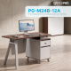 Стіл з тумбочкою OfficePro PG-M24B-12A