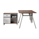 Стіл з тумбочкою OfficePro PG-M24B-16B