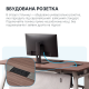 Стіл з тумбочкою OfficePro PG-M24B-16B