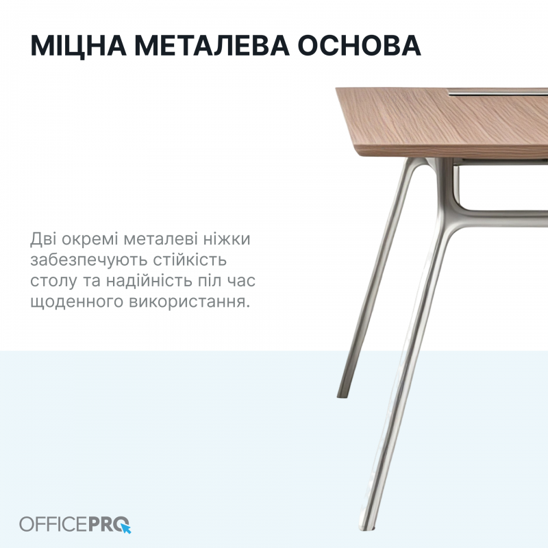 Стіл з тумбочкою OfficePro PG-M24B-16B