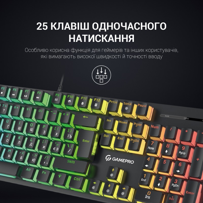 Клавіатура механічна GamePro MK85B