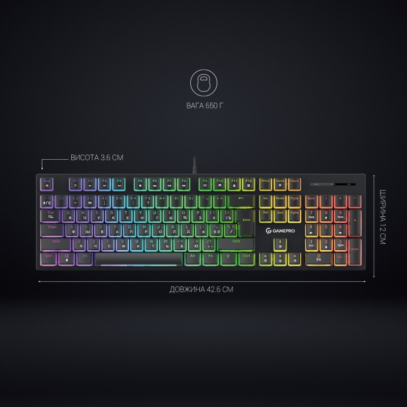 Клавіатура механічна GamePro MK85B