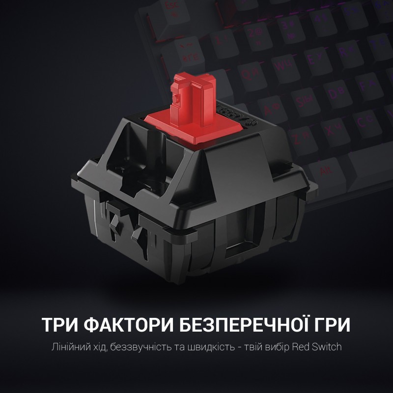Клавіатура механічна GamePro MK100R