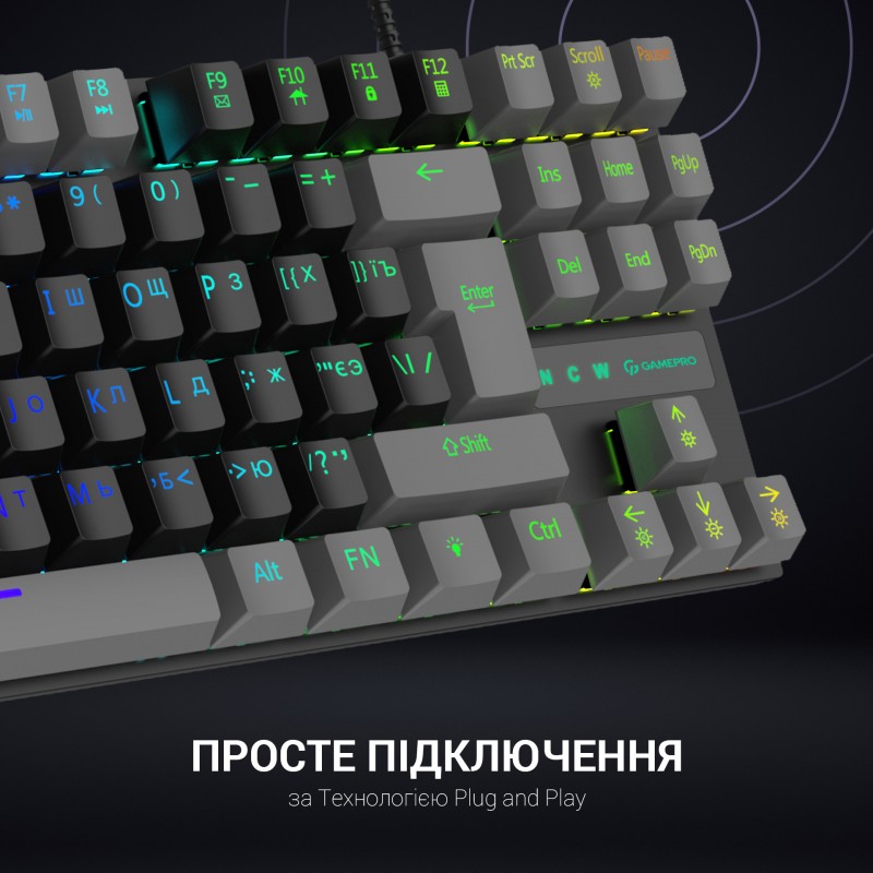 Клавіатура механічна GamePro MK100R