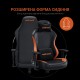 Крісло ігрове Anda Seat Luna Color Size L Black/Orange PVC
