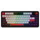 Бездротова механічна клавіатура Ajazz AK820 MAX Avocado Switch Black RGB (AK820MAX-AS-BG)