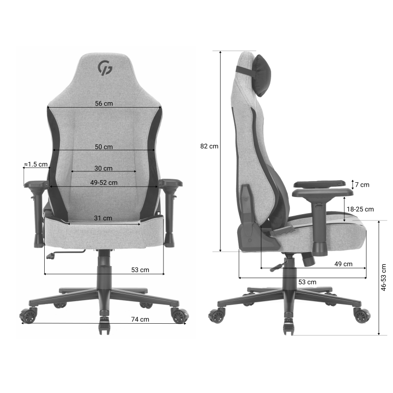 Крісло GamePro GC715DG