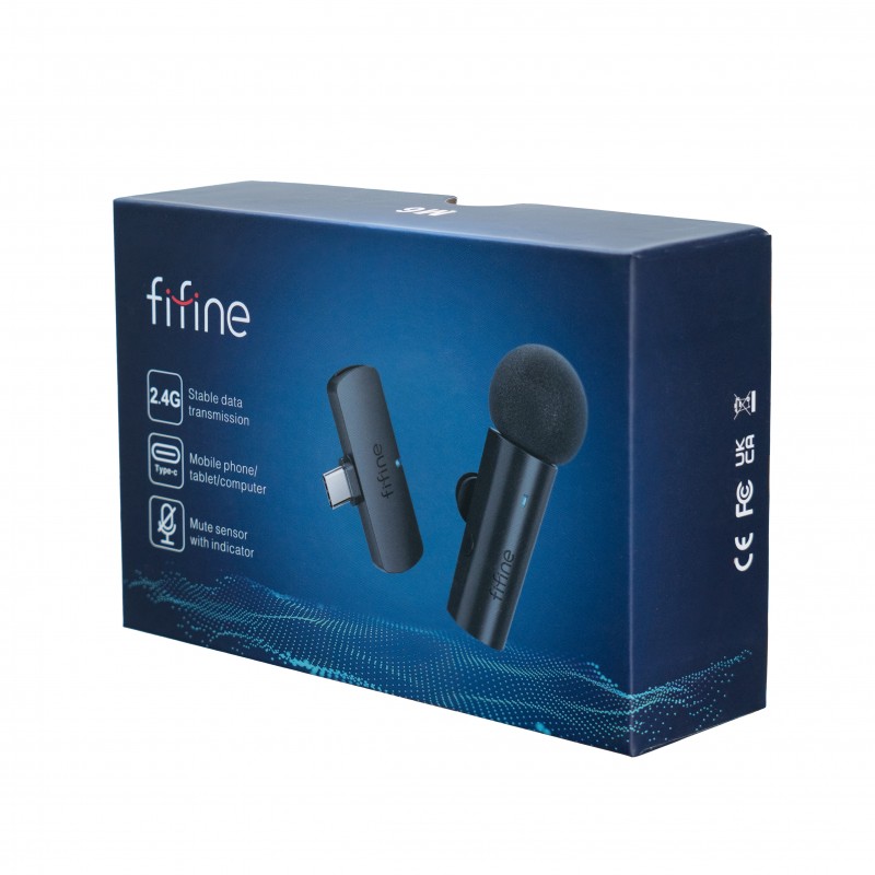Безпровідний петличний мікрофон Fifine M6