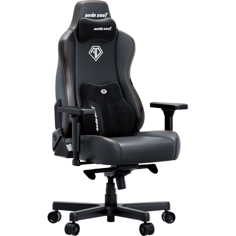 Крісло ігрове Anda Seat Kaiser 3E  Black PVC Size XL