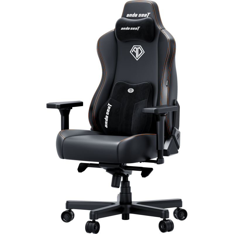 Крісло ігрове Anda Seat Kaiser 3E  Black PVC Size XL