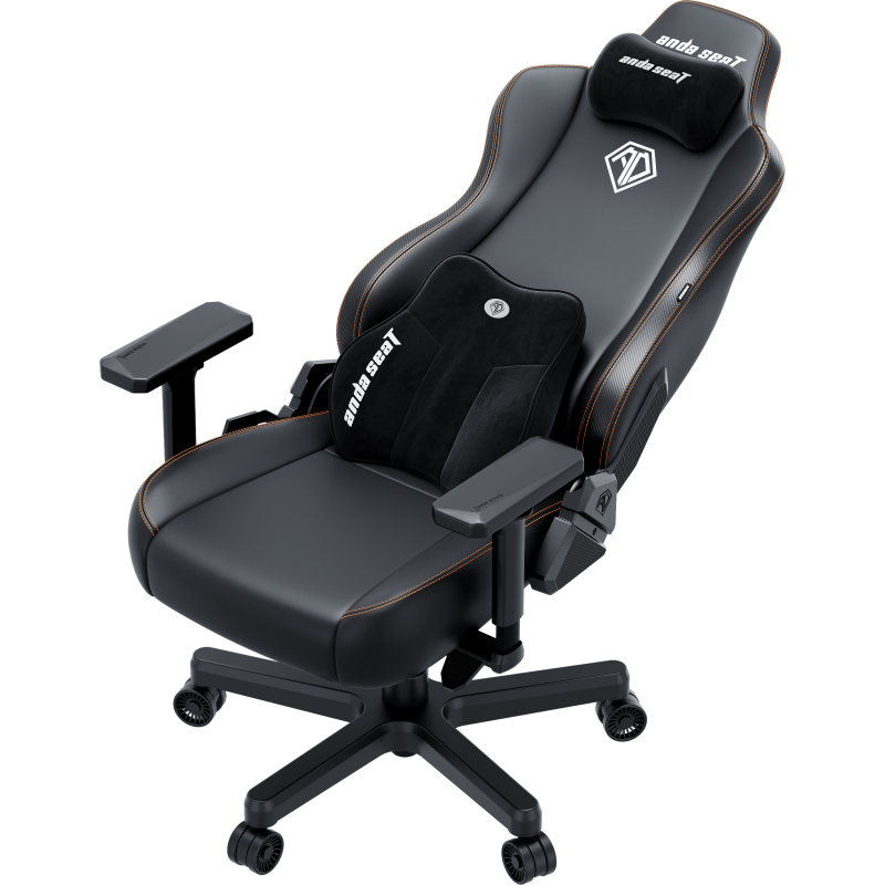 Крісло ігрове Anda Seat Kaiser 3E  Black PVC Size XL