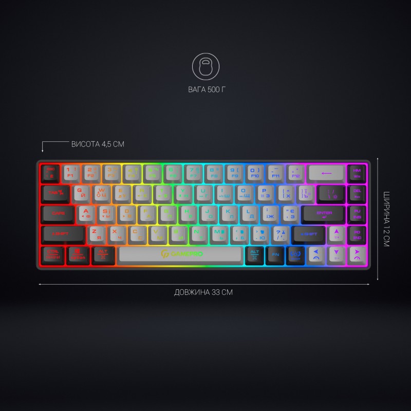 Клавіатура дротова GamePro GK935