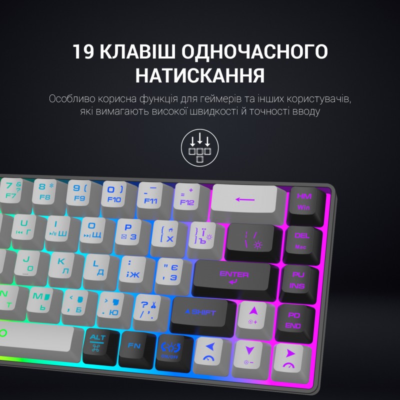 Клавіатура дротова GamePro GK935