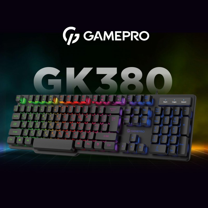 Клавіатура дротова GamePro GK380
