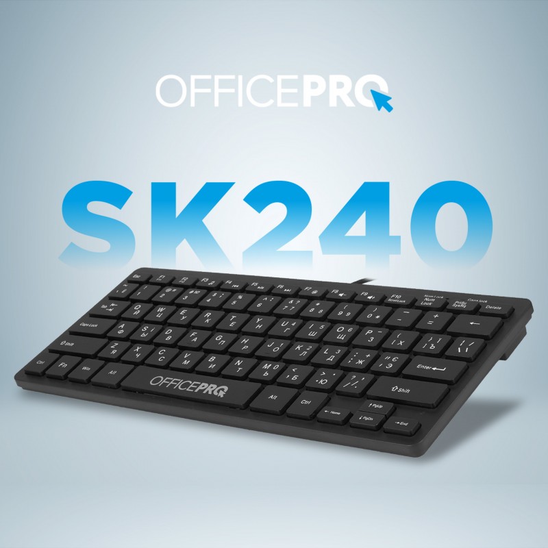 Клавіатура дротова OfficePro (SK240)