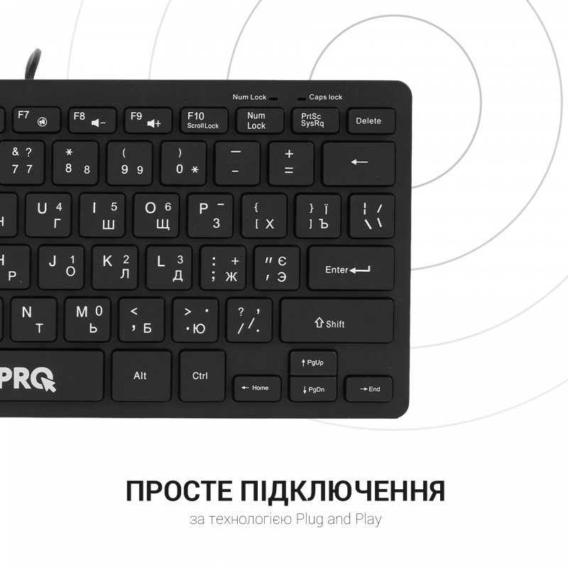 Клавіатура дротова OfficePro (SK240)
