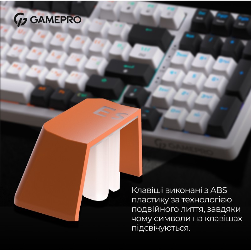 Комплект ABS кейкапів GamePro KC08