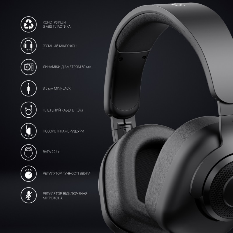 Гарнітура ігрова GamePro (HS590B)