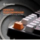 Дротова механічна клавіатура GamePro MK170B (Red) з Hot-Swap RGB Black