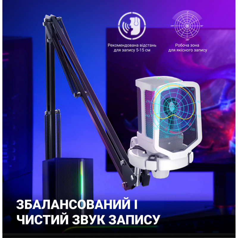 Мікрофон Fifine Q6TW White