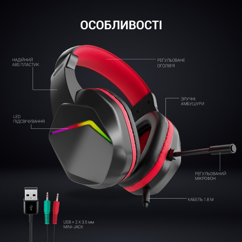 Гарнітура ігрова GamePro (HS311)