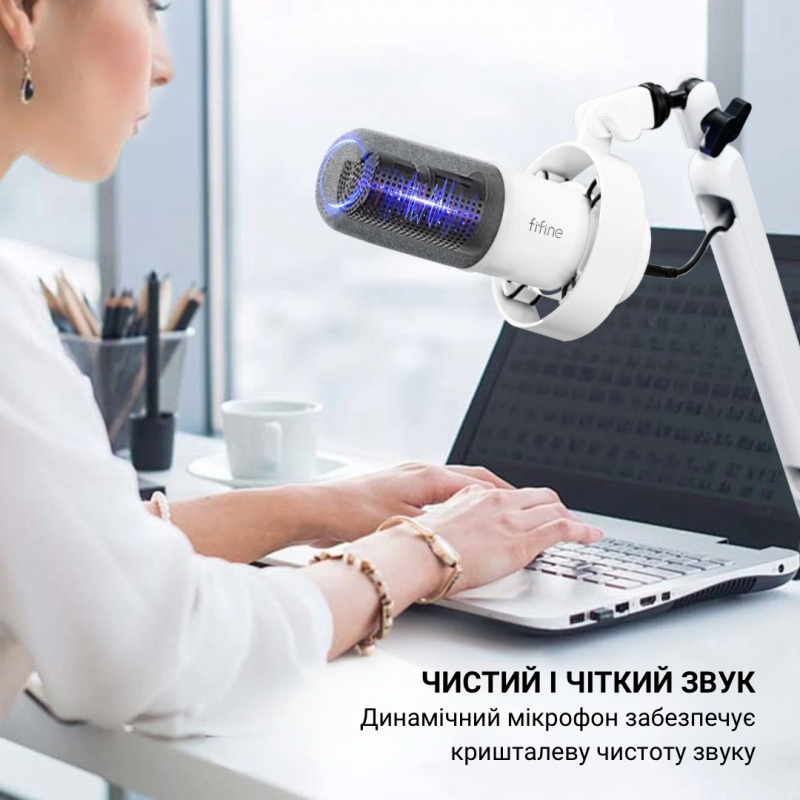USB/XLR мікрофон Fifine T688W