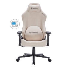 Крісло ігрове GamePro FGC750G Fabric Beige