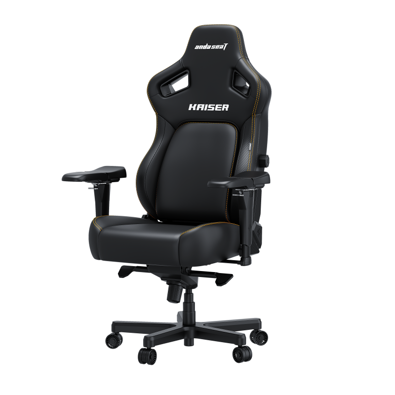 Крісло ігрове Anda Seat Kaiser 4  Black PVC Size L
