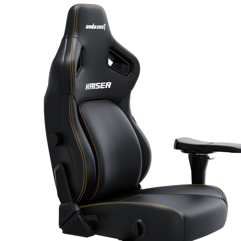 Крісло ігрове Anda Seat Kaiser 4  Black PVC Size L