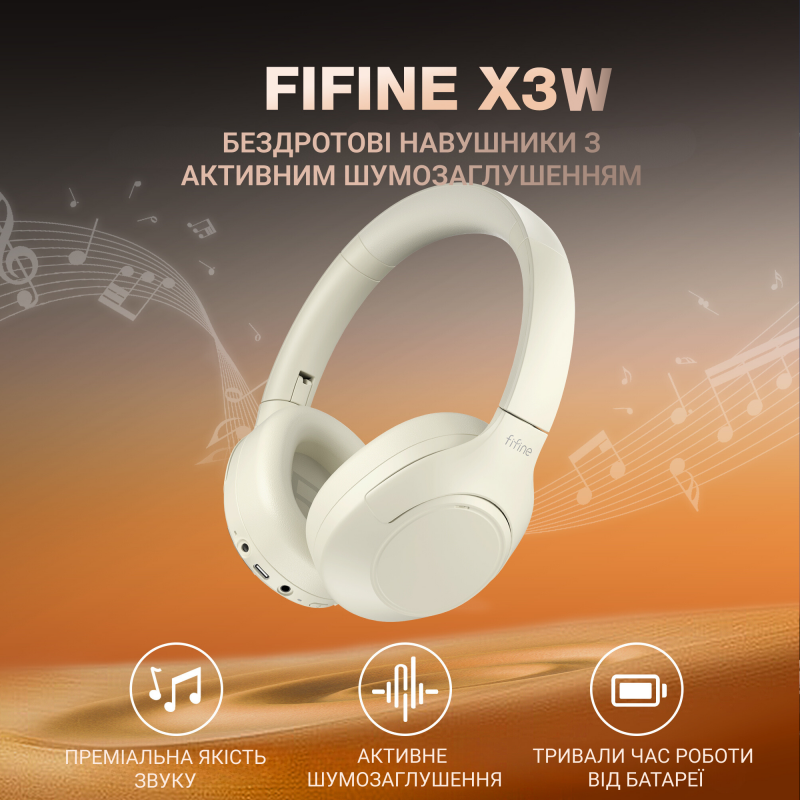 Безпровідна гарнітура Fifine X3W