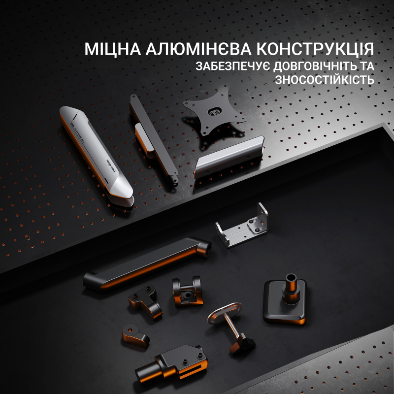 Настільне кріплення для двох моніторів  Anda Seat Stealth PRO II Duo  17’’-42’’ Black & White
