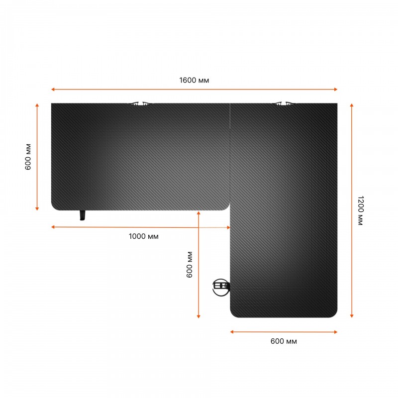 Комп’ютерний стіл Anda Seat Wind Seeker Black