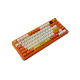 Бездротова механічна клавіатура Ajazz  AK820 MAX  Avocado Switch Orange-White Theme-RGB--With Screen